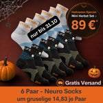 Halloween-Deal (6 Paar Mini Crew) - Sockenladen