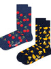 Happy Socks - 2er - SET - Cherry - sockenladen.shop