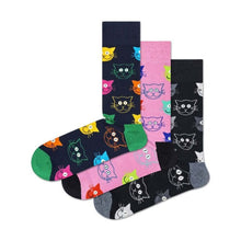 Happy Socks - Geschenkbox - 3 - Pack Cat Socks - sockenladen.shop