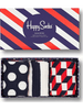 Happy Socks - Geschenkbox - 3 - Pack Navy Socks - sockenladen.shop
